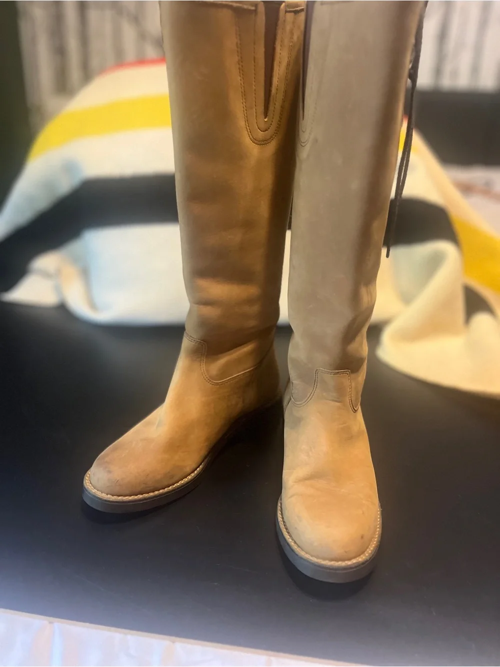 Ariat Tall Leather Boots - Tan